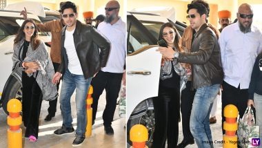 Sidharth Malhotra and Kiara Advani Make First Appearance As Husband and Wife! Check Out Newly Married Couple’s Pics From Jaisalmer Airport